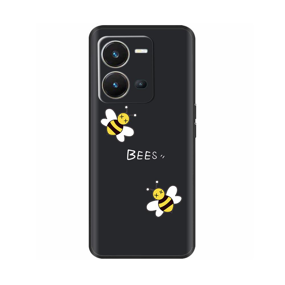 For Vivo V25 / V25 Pro 5G Case Soft Silicone Phone Back Cover For Vivo V25 V 25 VivoV25 Pro 5G V25E 4G Protective Shell Bumper