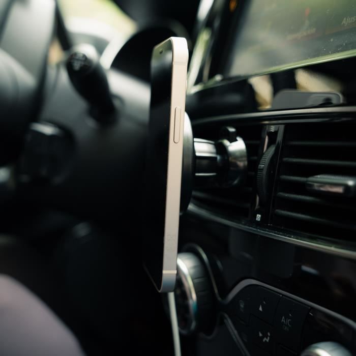 Support - KSIX - Compatible MagSafe - iPhone 12 Et Plus - Plastique - Noir