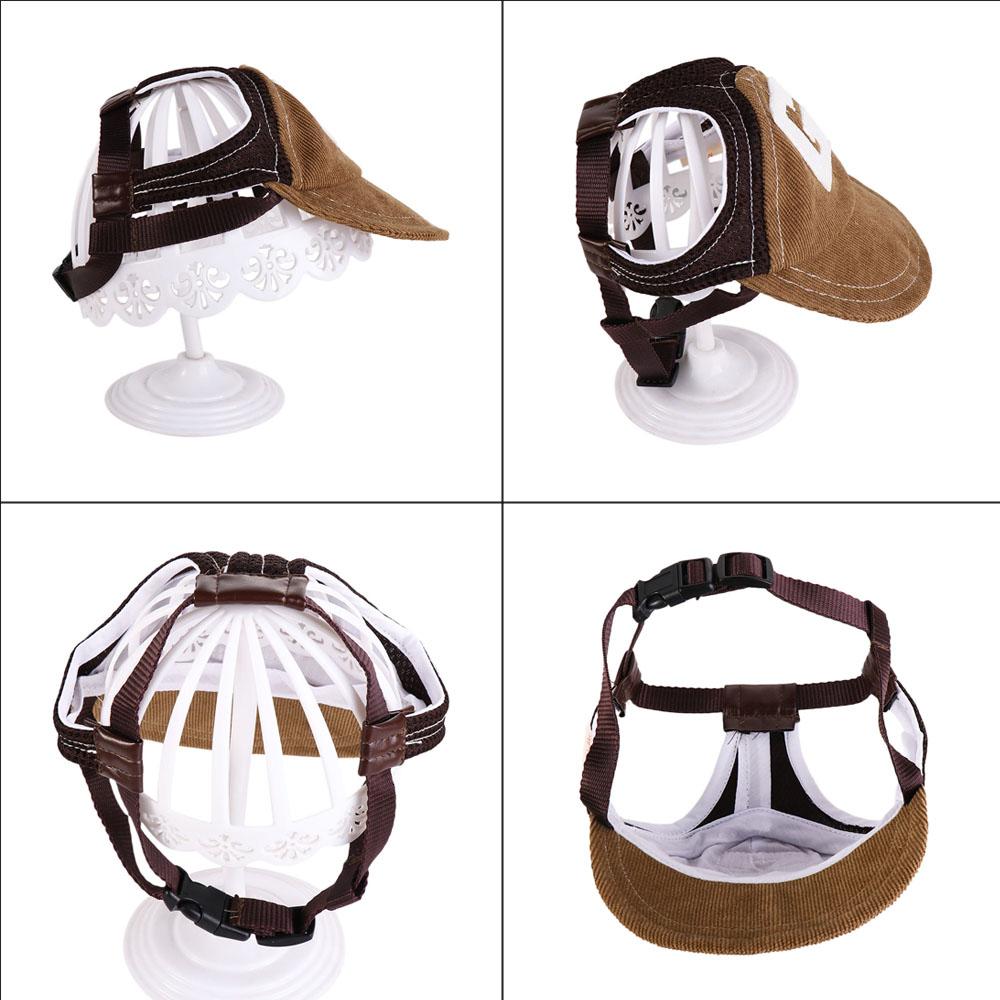 Dogs With Ear Holes Breathable Sports Hiking Sun Hat Pet Accessories Dog Baseball Cap Summer Hat