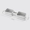 New Storage Organizer for Kitchen Sink Faucet Sponge Soap Cloth Drain Rack Holder Shelf No Drills Requir