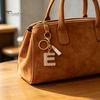 Portable Keychain Pendant Pendant, Letter A-Z Charm with Tassel, Alphabet Key Ring Initial Metal Keyring for Handbag Backpack Bag Durable