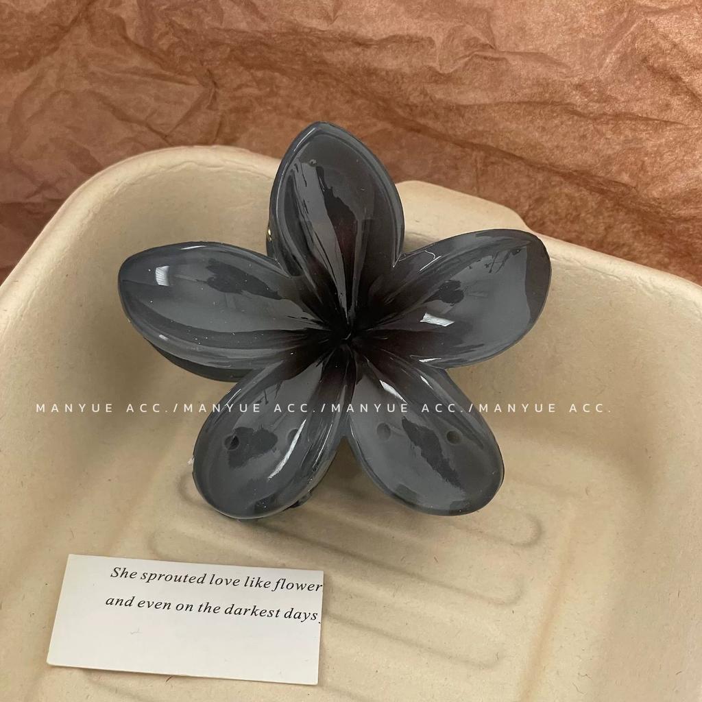 Elegantní gradientní sponky do vlasů květinové skřipce do vlasů velká velikost módní pokrývka hlavy vlásenka pro ženy dívky krabí sponka vlasové doplňky