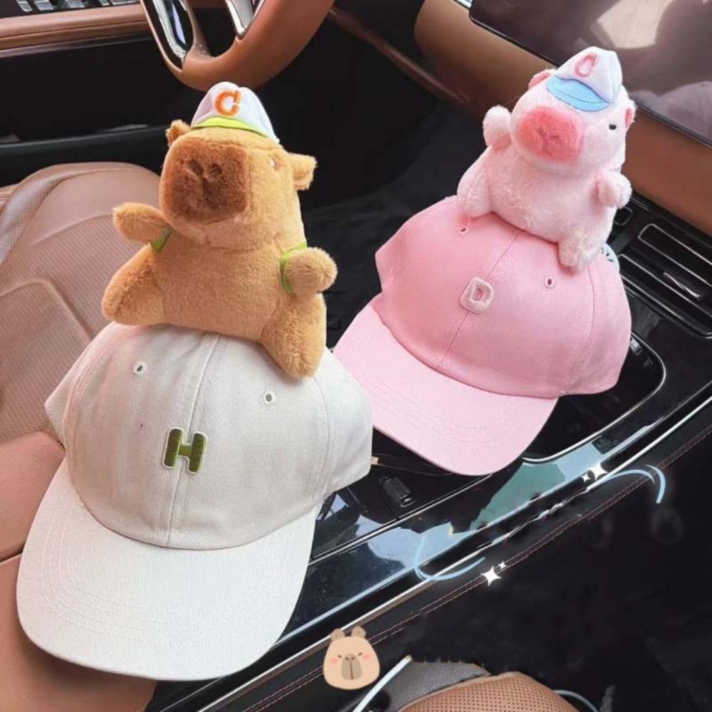 Adjustable Children Peaked Cap Embroidered Letters Kids Sunscreen Hat  Sun Visor