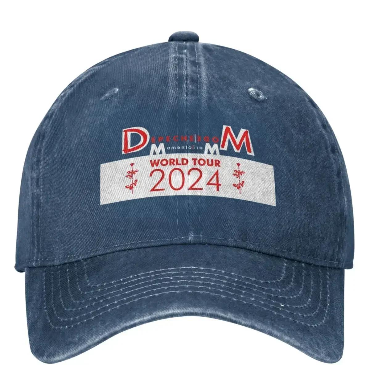 Depeche Modes 2024 Rock Band Baseball Caps Outfit For Unisex Casual Distressed Washed Hats Casquette Dad Hat Adjustable One Size