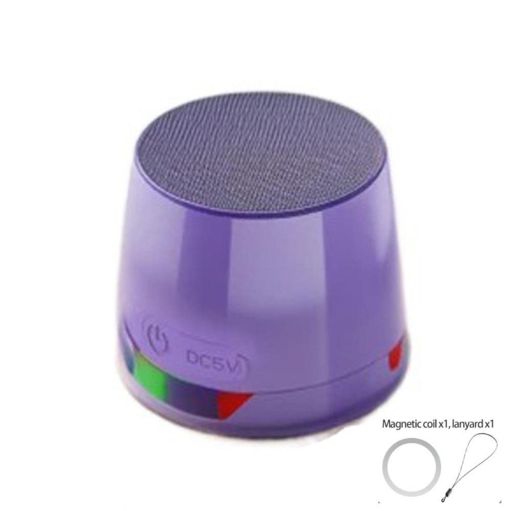 Bluetooth 5.3 Magnetic Mini Speaker Anti Lost Portable Sound Box RGB Light Speaker  Home Party