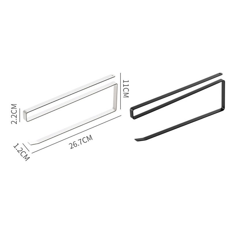 Toilet Metal Home Organizer Under Cupboard Shelf Sundries Tissue Towel Rack Kitchen Tools Roll Paper Hanger Storage Holder