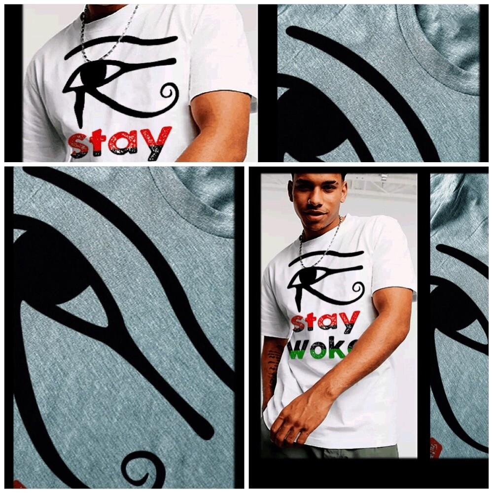 Eye of Horus Pan-African power African Pride Black History Month melanin Unisex T-Shirt XL