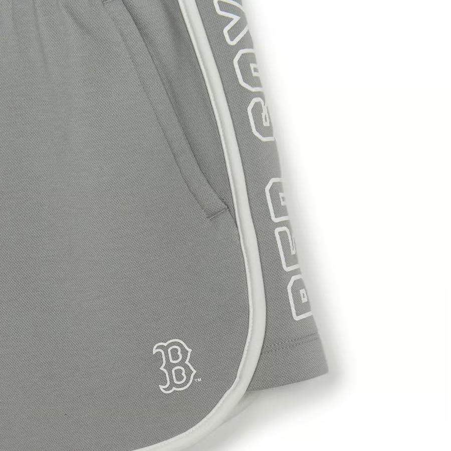 New MLB Boston Red Sox Sports Shorts Women's Light Gray 3FSPV0153-43GRL
