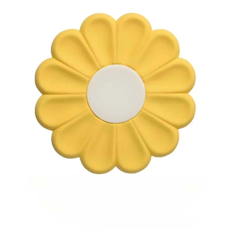 Flower Heat Resistant Silicone Mat Drink Cup Coasters Non-slip Pot Holder Table Placemat Kitchen Accessories Coasters Pads