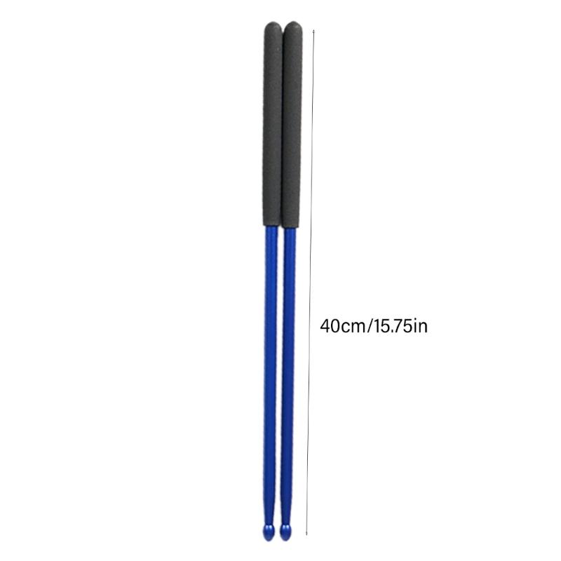 1Pair 5A Aluminum Alloys Drumstick Nonslip Drumstick for Beginner, Student, Adult