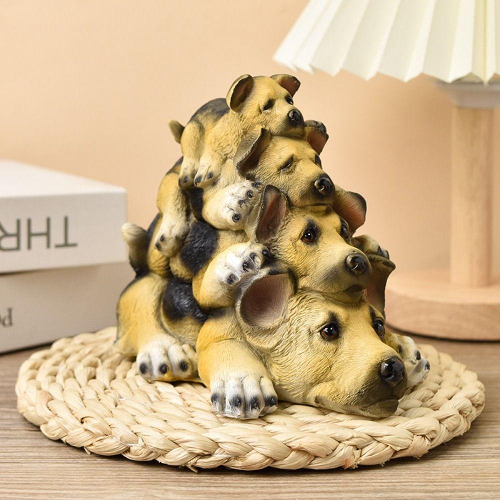 Decorative Dog Piggy Bank Large Capacity Zodiac Dog Ornaments Cute Cartoon Money Boxes  Home Decor