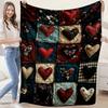 1pc Cute Cartoon Flannel Small Blanket, Skin-Friendly And Warm, Dorm Sofa Nap Blanket, Travel Portable Blanket
