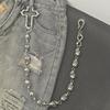 Y2K Neo-gothic Cross Snake's Body Skull Pants Chain Retro Men And Women Fashion One's Waist Luxury Accessories Hip Hop Jewelry