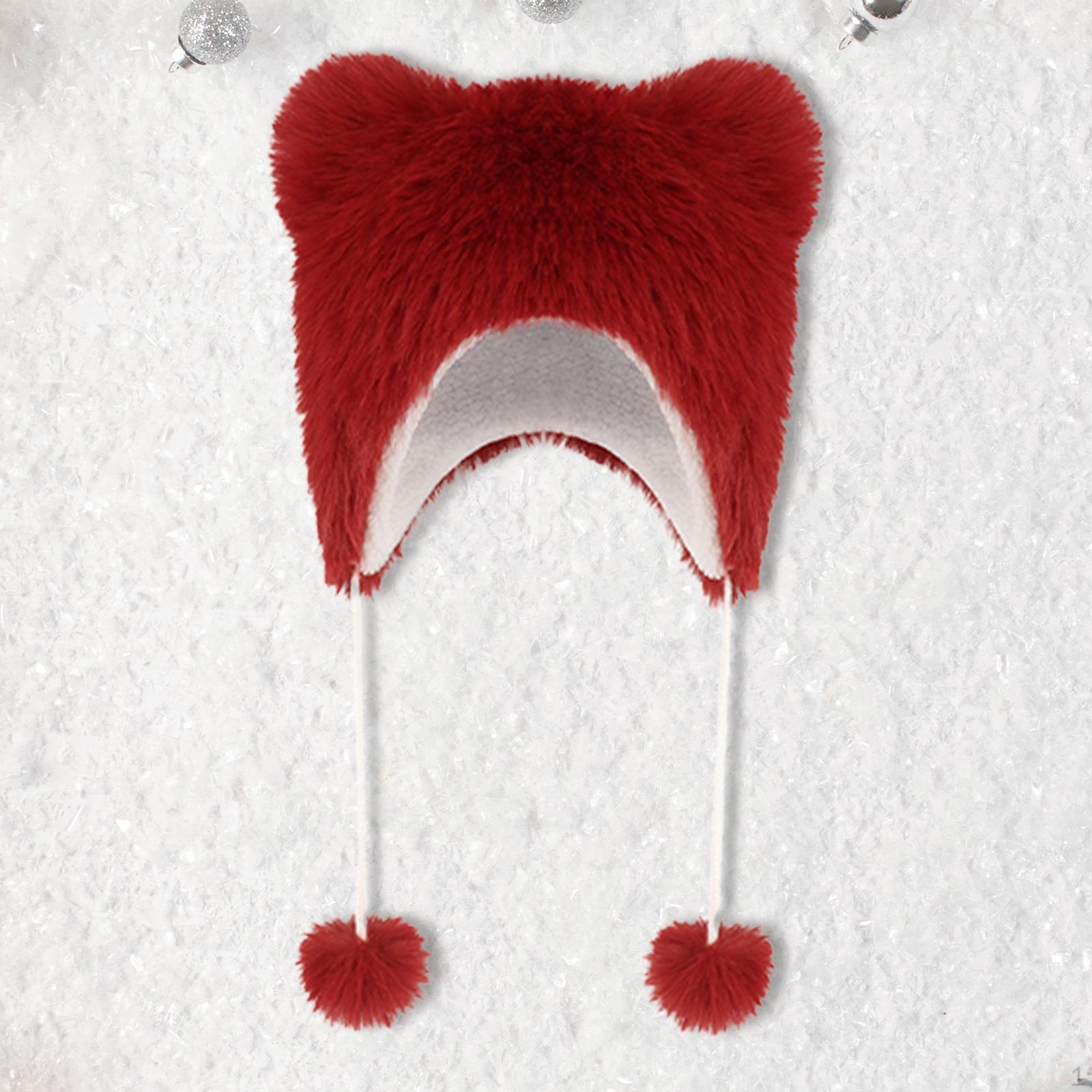 

Детская зимняя шапка модная портативная удобная теплая лыжная шапка для отдыха на природе красный