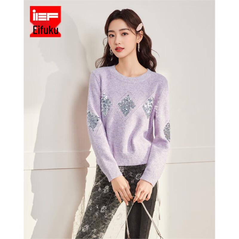 

Женский топ из трикотажа с пайетками IEF One Size