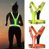 LED Reflective Vest Running Cycling Safety Vest for Outdoor Sports Activities