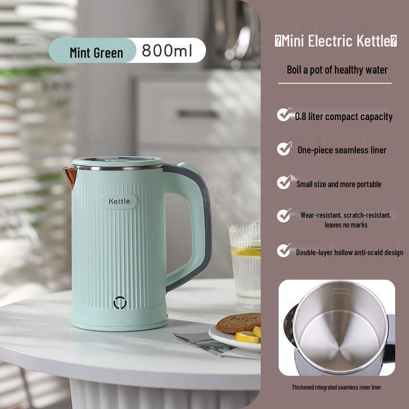 0,8l Elektrická rychlovarná konvice, 110V US/EU Standard, Vhodná na cesty.