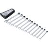 Ratchet Combination Wrench Set - Bgs - 8-19mm - Chrome-Vanadium Steel