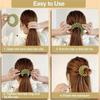 1pc Fashion Creative Ponytail Hair Rings Clips Hair Clips Women Bird Nest Shaped Hair Hairpin Simple Tool Styling Accessories
