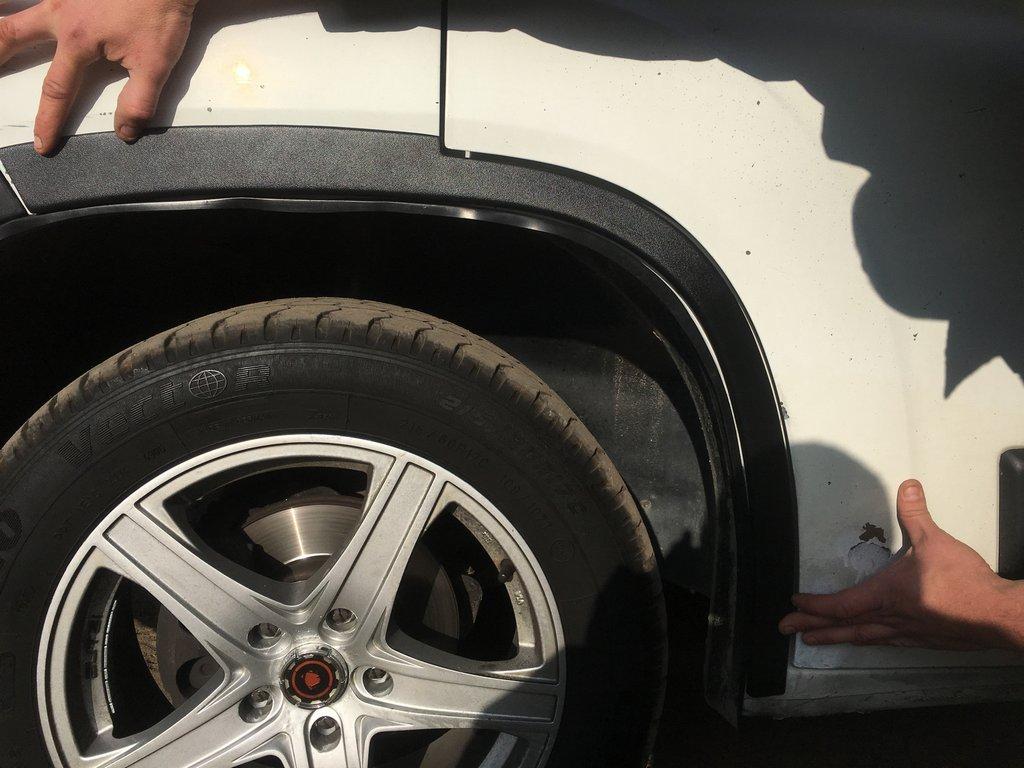 Arch Linings (4 Pcs, Black) ABS Plastic (2006-2014) for Fiat Ducato