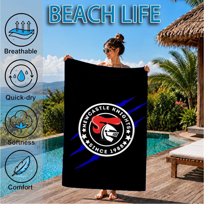 New Holland Construction Beach Towel, Quick-drying, Easy to Care for, Suitable for Both Fitness and Beach Vacations,Sports Essential