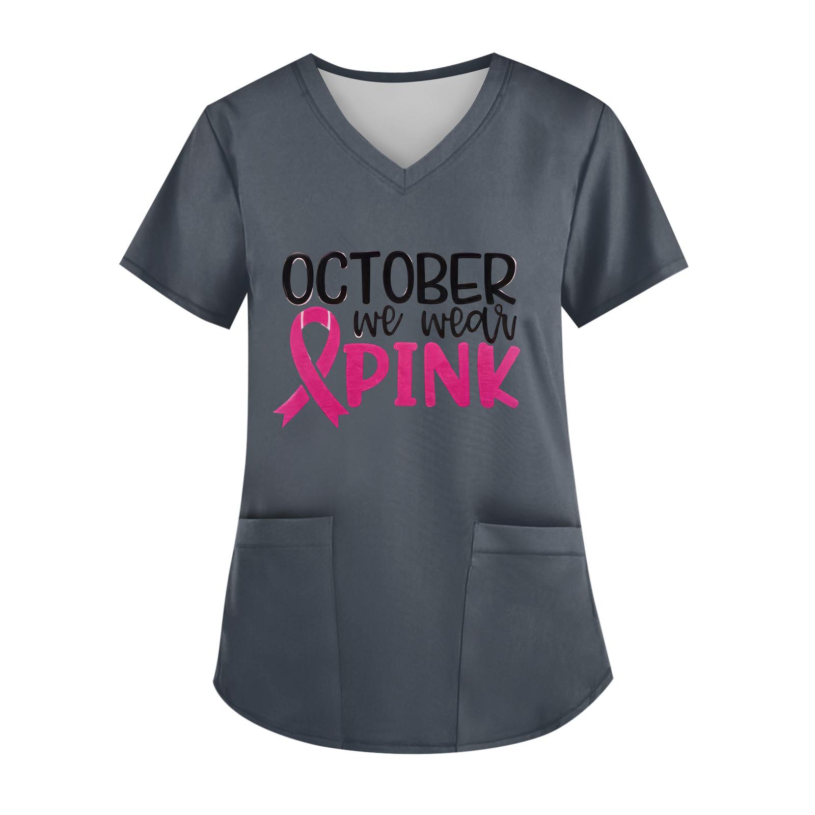 

Женский топ с V-образным вырезом, короткими рукавами, карманом и боковым разрезом L