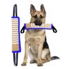 Dog Molar Toy with 2 Handles Tossing Teething Game Toy Reflective Pillow