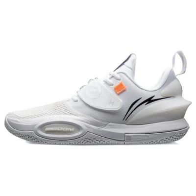 Li Ning All City 10 V2 ' White Hot ' Textile, Leather Slip Resistant, Abrasion Resistant, Breathable Low Top ABAS059-3
