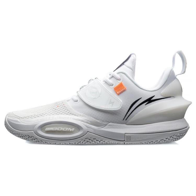 Li Ning All City 10 V2 ' White Hot ' Textile, Leather Slip Resistant, Abrasion Resistant, Breathable Low top ABAS059-3