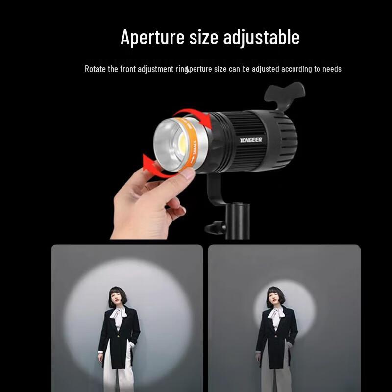 YONGEER J50S-MAX Focusable Live Stream Fill Light
