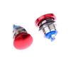 1Pc Waterproof Ip65 Spst (On)-Off 1No 3A 250V With Screw Terminal 16/19/22Mm Momentary Metal Mushroom Head Push Button Switch