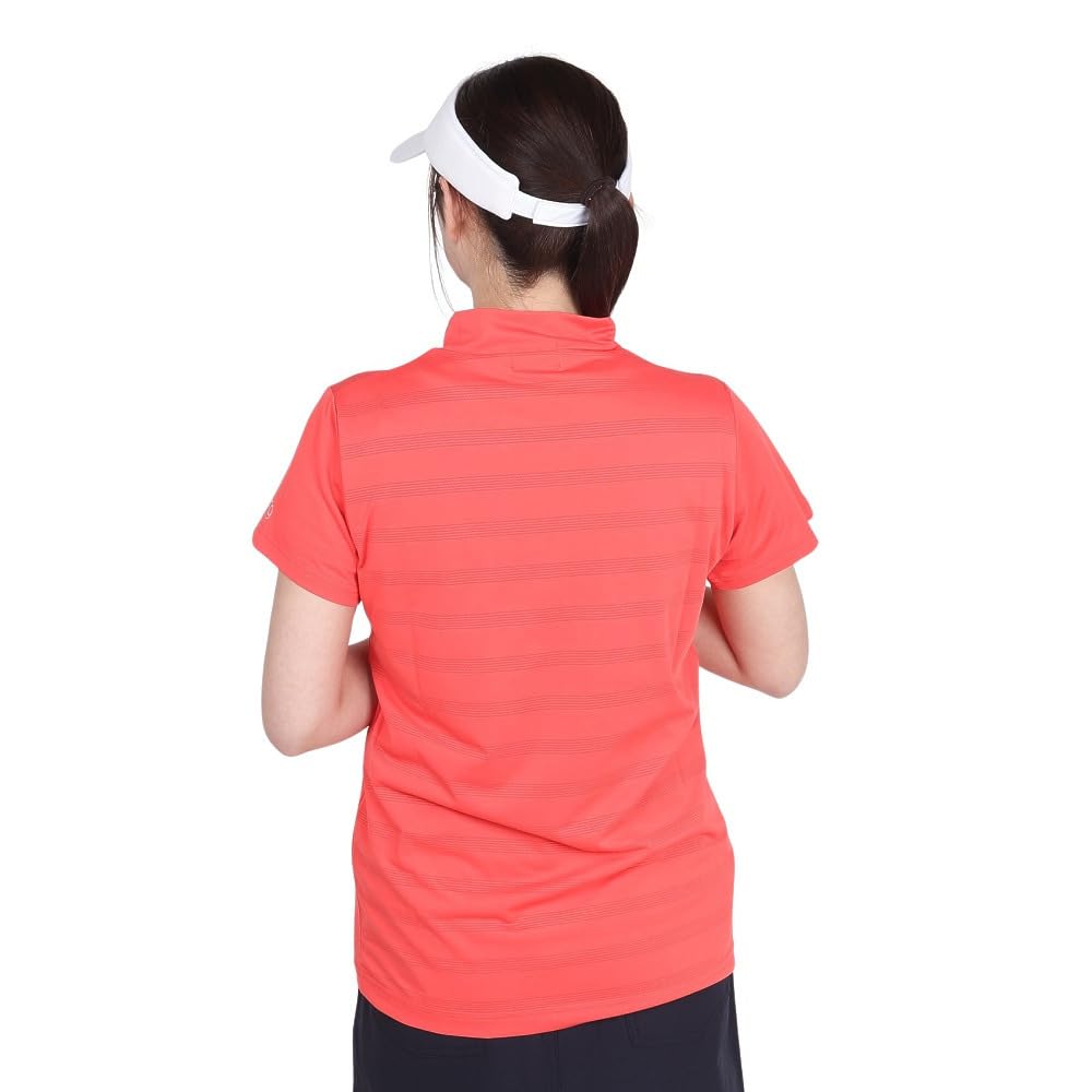 [Pin Apparel] Women's short-sleeved high-neck shirt (brand logo)  Golf innerwear  622-5167100 090Pink M
