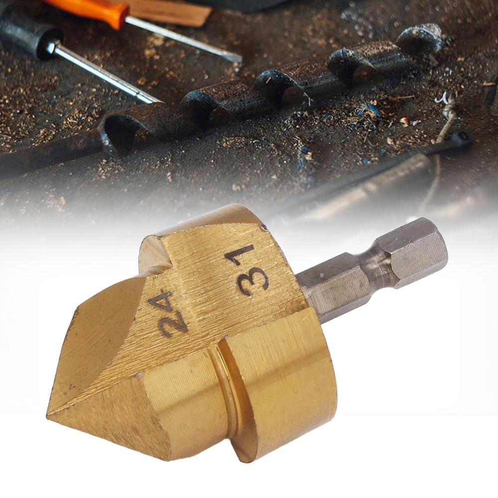 24-31mm Blade Diameter Stepped Drill Bit 1/4 Inch Shank Hole Opening Drill  Water Pipe Drilling