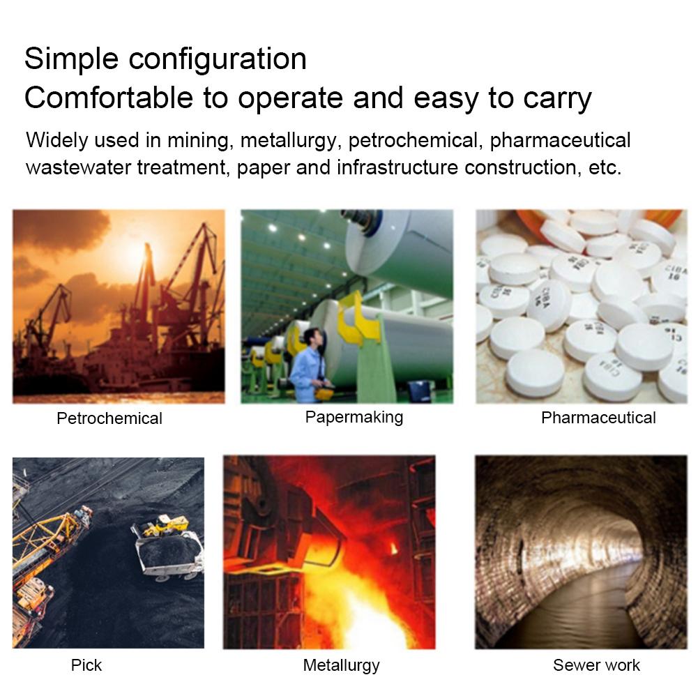 Detector portabil de monoxid de carbon de înaltă precizie, cu alarmă