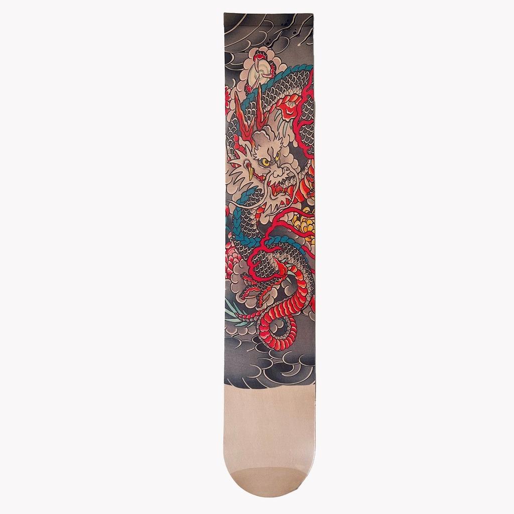 Sunscreen Sleeves Men's Ice Sleeves Flower Arm Tattoo Sleeves Thin Outdoor Riding Hand Sleeves Arm Protectors Sunshade Driving Arm Cover