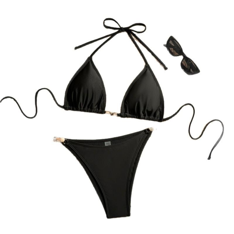 Sexy Fashionable Beach Triangle Bag Women's Split Swimsuit BIKINI