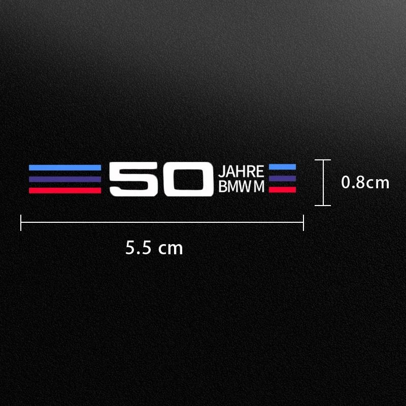 

50th Anniversary Edition Car Interior Styling Decoration Sticker For BMW X1 X2 X3 X5 X4 X6 X7 M1 G30 G20 G32 G11 G12 F40 F30 F25 2pcs
