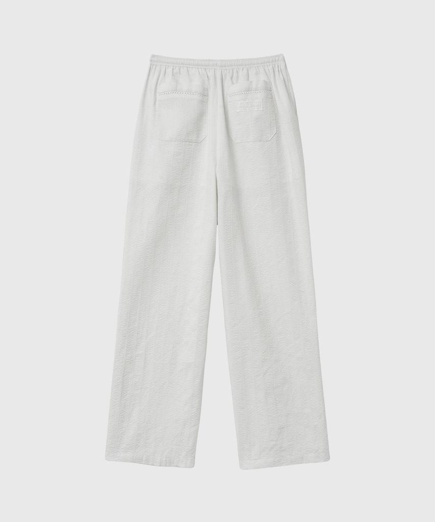GENERALIDEA Cozy Wide Elastic Pants [White] / Gf2Lpt517
