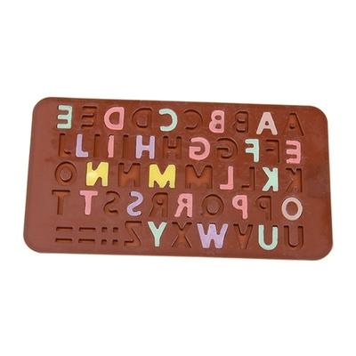 Letras Inglesas Número Molde de Silicone Alfabeto Ferramentas de Decoração de Bolo Fondant Molde de Chocolate para Cupcake K