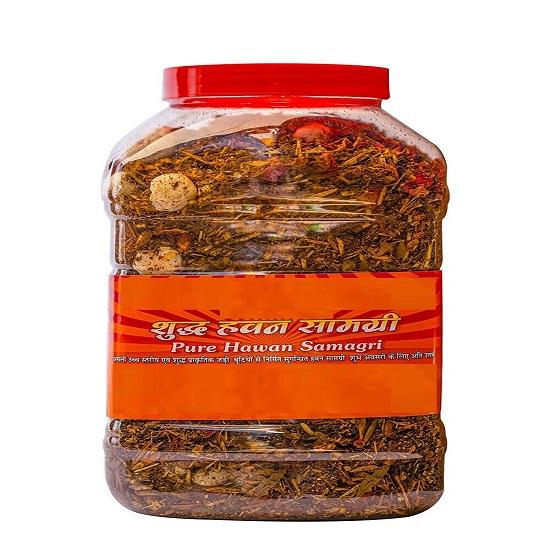 

Indian Traditional Hawan Samagri with Different Natural Herbs 900 GM PV126