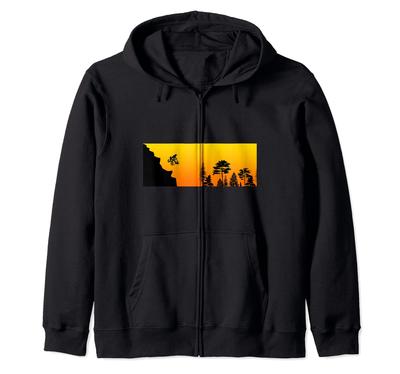 Quad Rider 4x4 Offroad Rider Adventure Nature Mud Vehicle Zip Hoodie