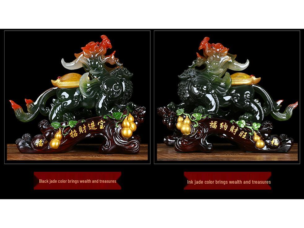 Prosperous Wealth Pixiu Ornaments: Fortune-Building Gifts for Shop Openings & Housewarmings