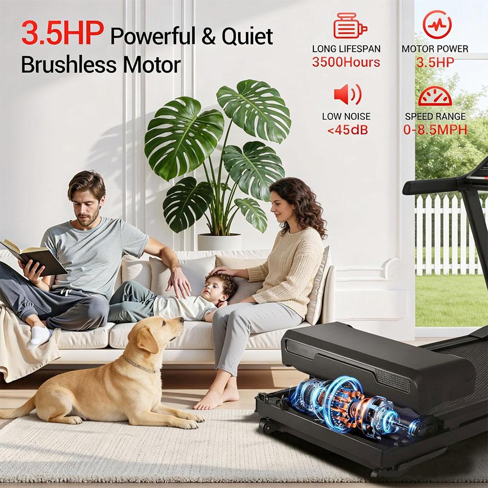 ROBORE L20 Treadmill with 15% Adjustable Incline