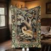 1pc Medieval ornate Baroque dragon blanket, al season lightweigh Poster blanket home office outdoor nap multifunc Poster blanketional blanket