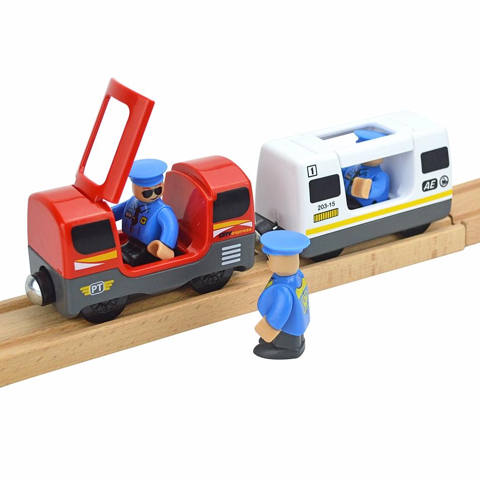 MOC Alle Arten von kleinen Mann Puppenmodellfiguren Zugcharakter Eisenbahnzubehör Bildungsgeschenk Kind für Biro Holzbahnspielzeug
