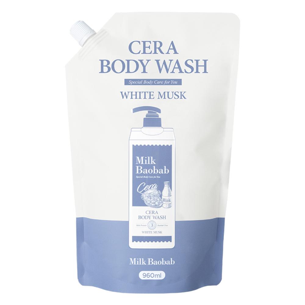 

Milk Baobab Сменный блок геля для душа Cera - Белый мускус, 960 мл