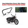 Royal Enfield Black "Trapezium Engine Guard New Classic 350 Reborn"