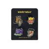 WACKY WILLY Metal Badge Set 4 SET WA2601TC16TC 137784