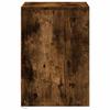 Vidaxl Bedside Tables with LED Lighting, 2 Pcs., Smoked Oak