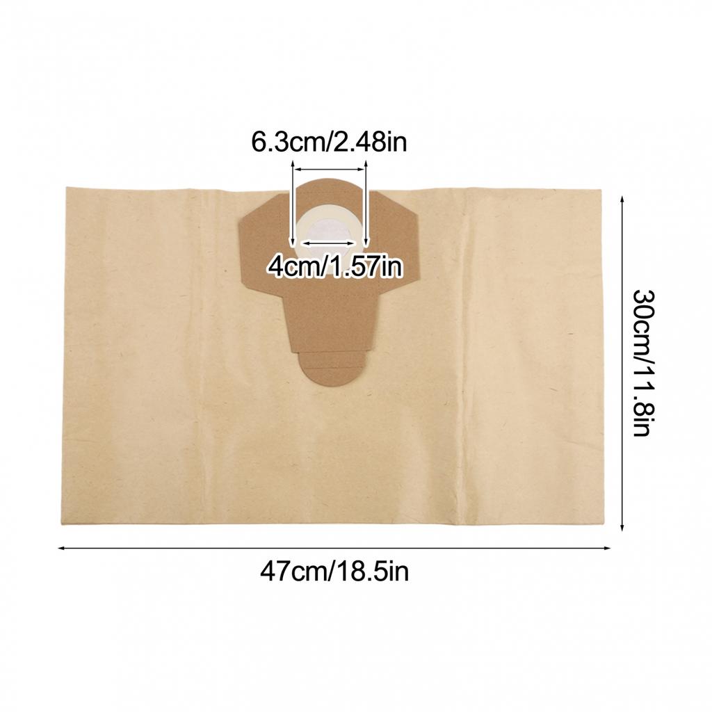 20 L Vacuum Bags 5/10 Pack Bags Effective Filtration
